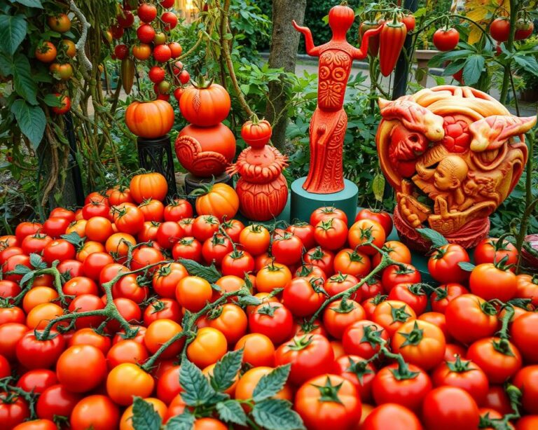 tomato art displays